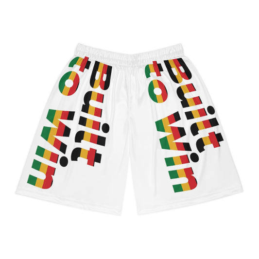 Built to Win™ Pan-African Inspired Athletic Shorts – Urban Streetwear, Empowerment Collection