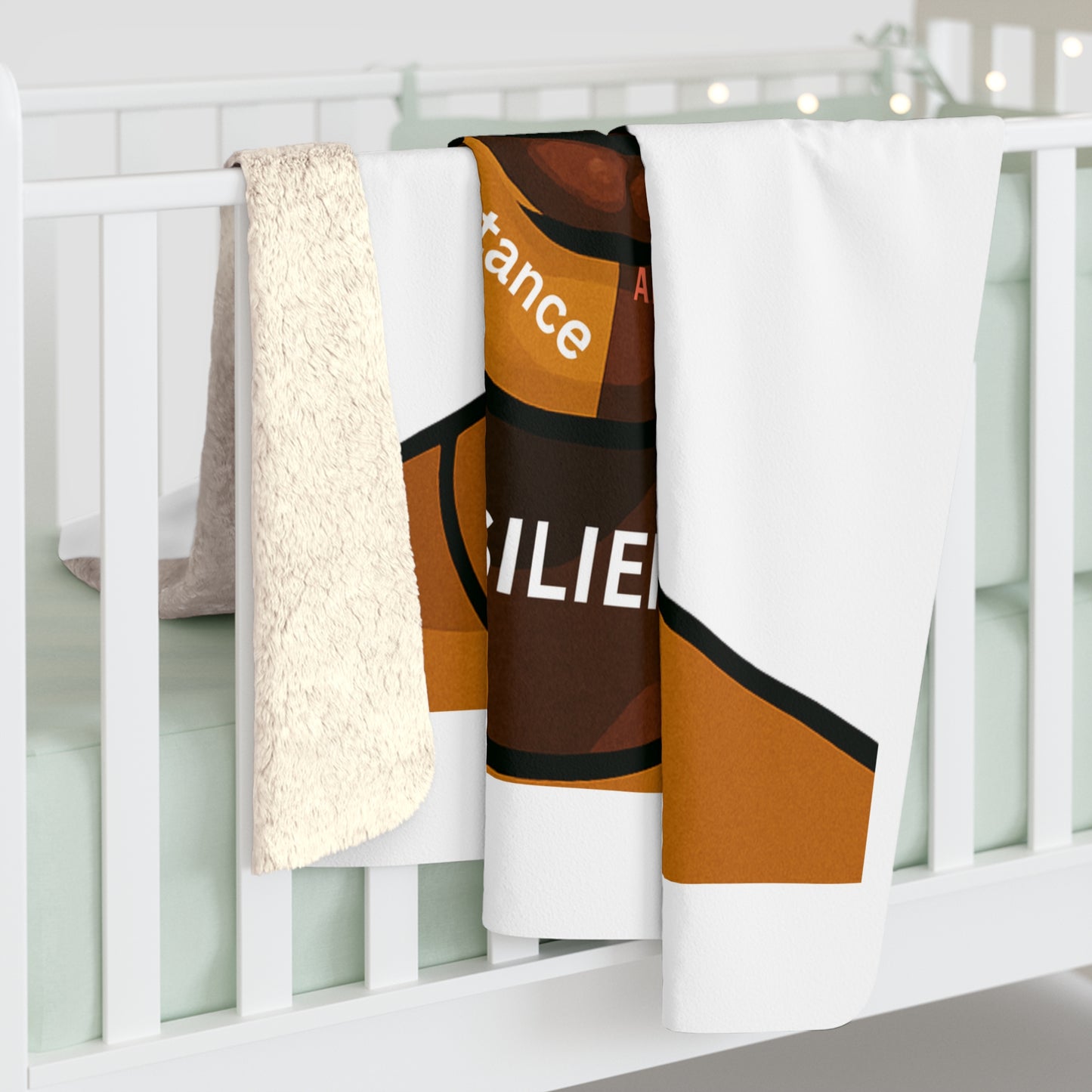 Resilience Blanket – Split Face Design for Empowerment & Comfort | Broken Crayons the MOVEMENT