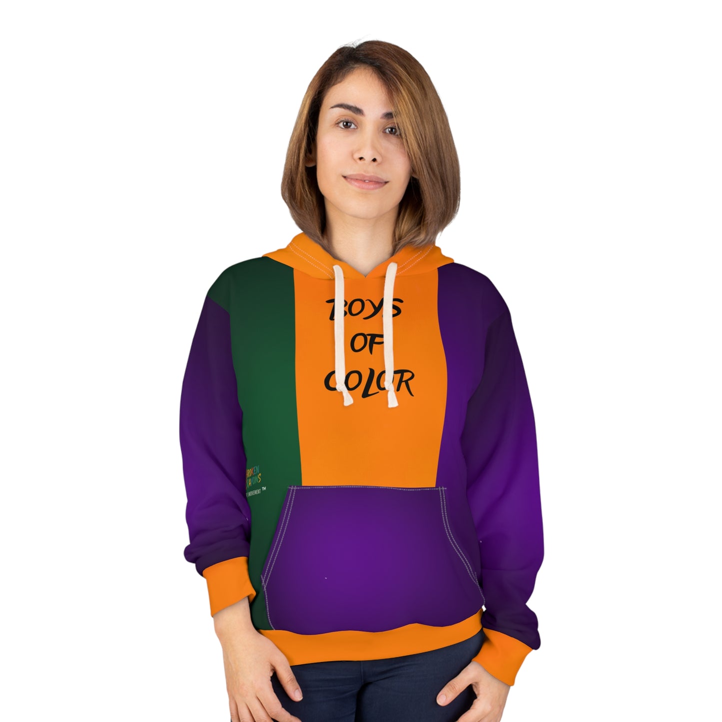 Broken Crayons Collection Vibrant Animal Print Hoodie | Colorful Graphic Sweatshirt, Unique Streetwear, Hooded Pullover