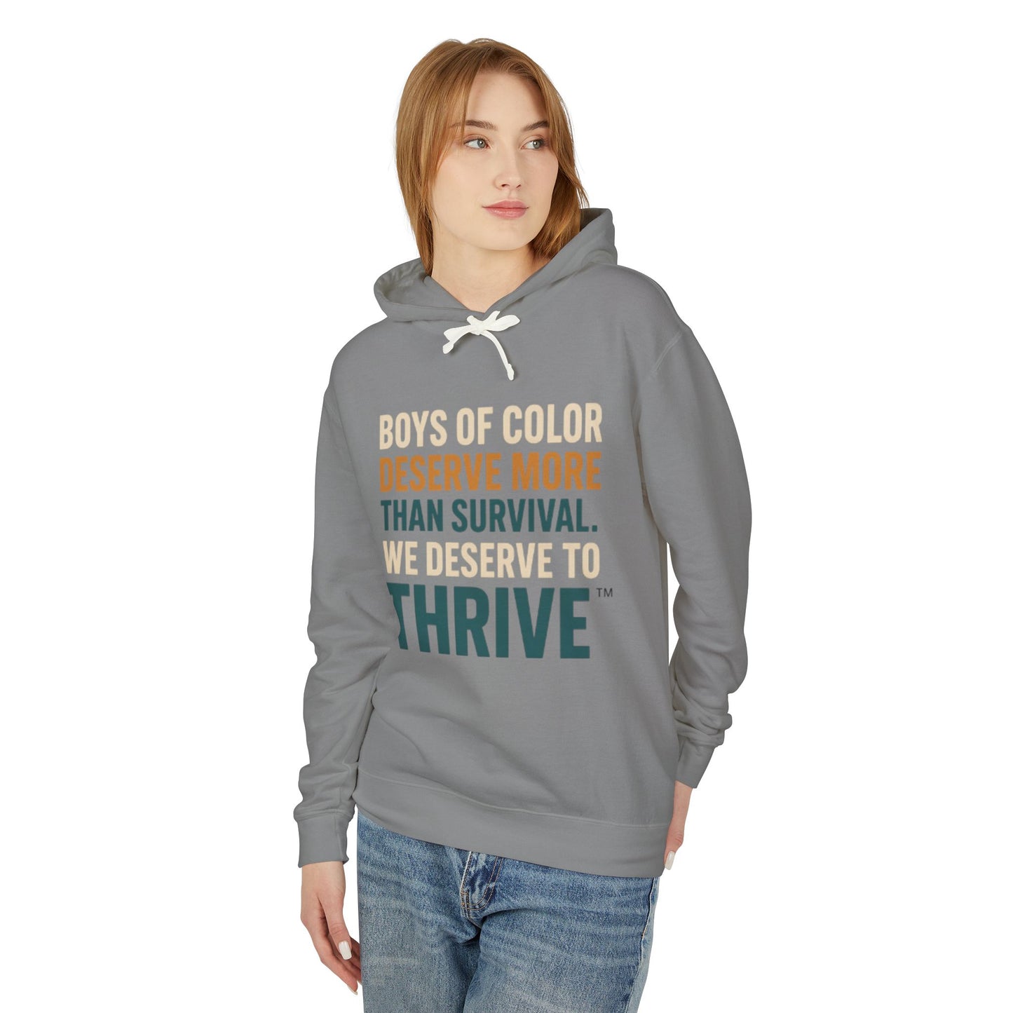 Broken Crayons We Deserve to Thrive™ Hoodie – Empower Boys of Color to Rise