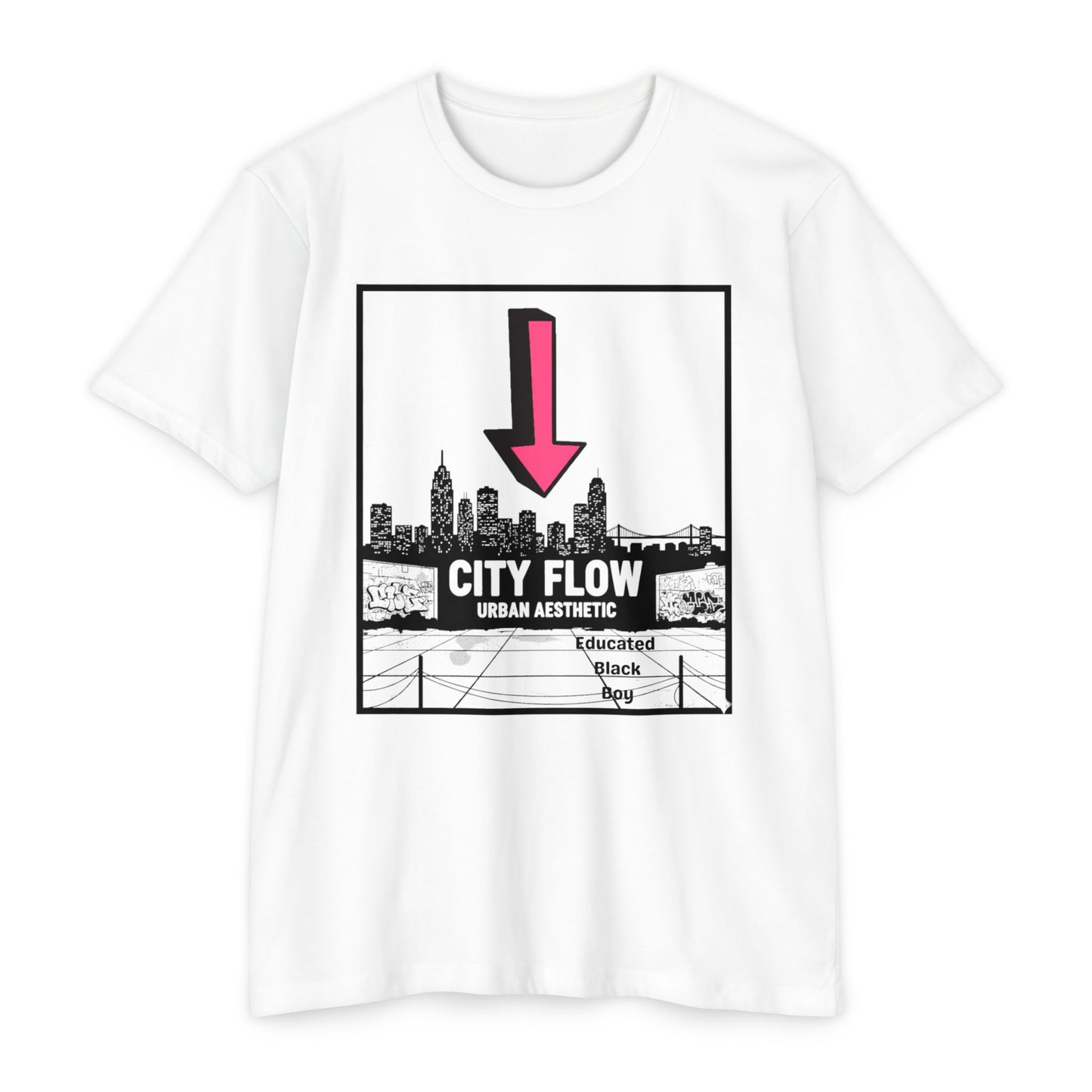 Unique Cityscape Tee | Urban Graphic T-Shirt for Men & Women | Broken Crayons Collection™