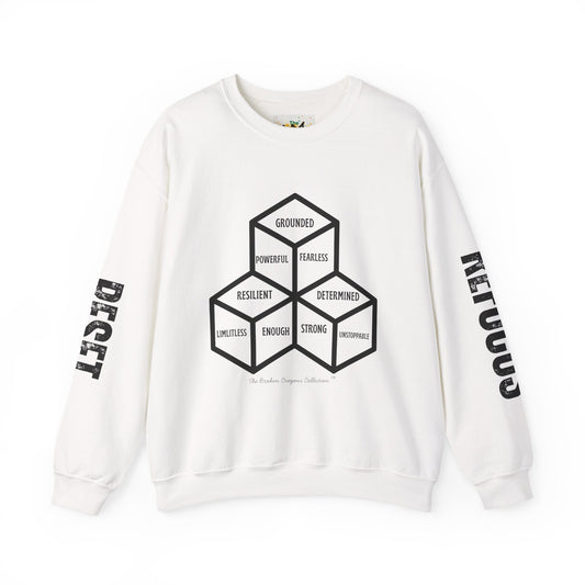 RESET & REFOCUS™ Identity Blocks Sweatshirt – Empowerment Apparel for Young Men