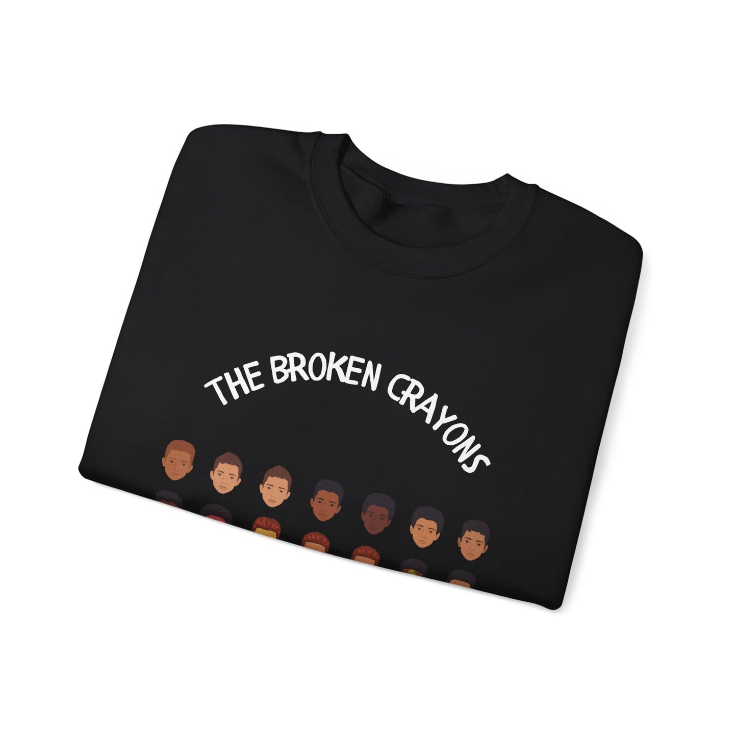 The Broken Crayons Collection - Join The Movement Sweatshirt | Diverse Faces & Unity Apparel"