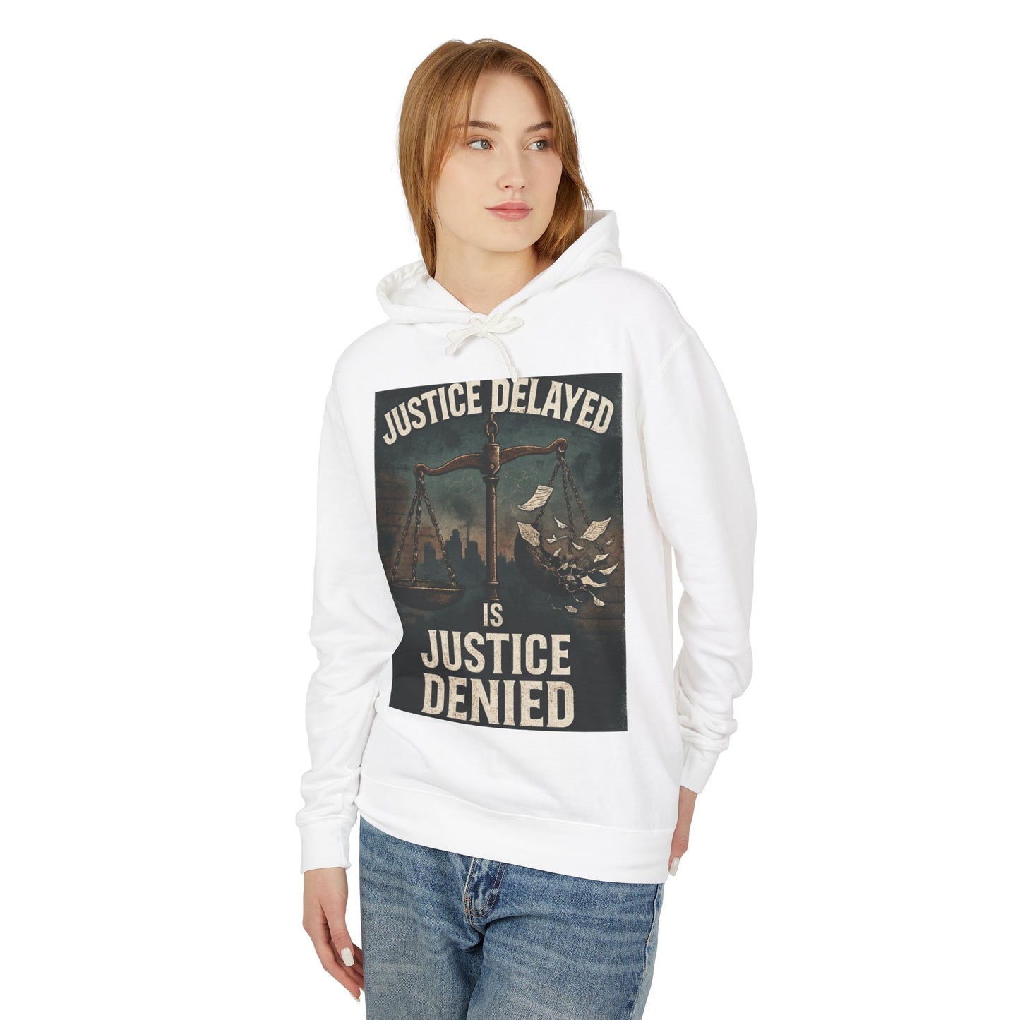 Broken Crayons Collection Justice Delayed Is Justice Denied Hoodie - Protest Statement Sweatshirt