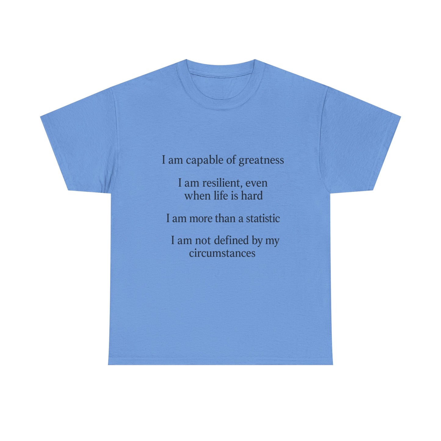 Inspirational Quote Tee for Personal Growth, Motivational T-Shirt, Unisex Affirmation Shirt, Gift for Students, Positive Vibes Apparel