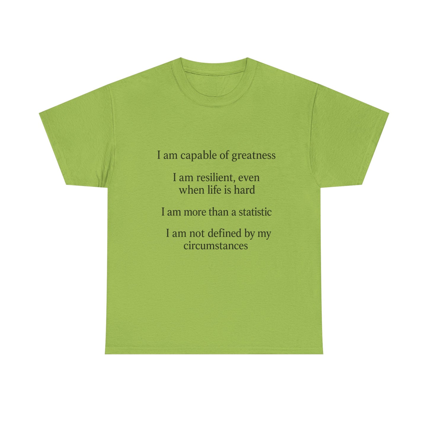Inspirational Quote Tee for Personal Growth, Motivational T-Shirt, Unisex Affirmation Shirt, Gift for Students, Positive Vibes Apparel