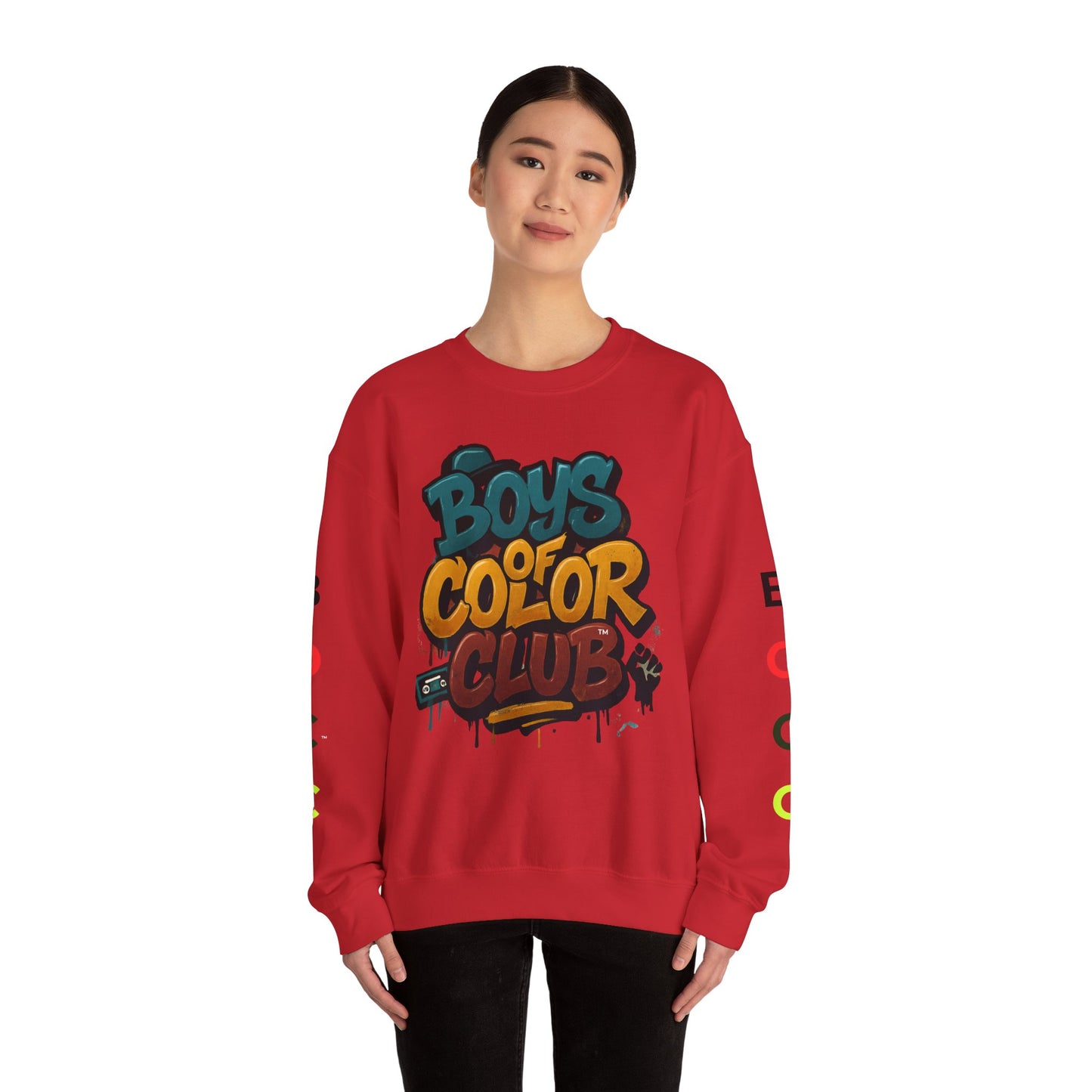Broken Crayons Collection -Boys of Color Club Sweatshirt - Unisex Heavy Blend™ Crewneck