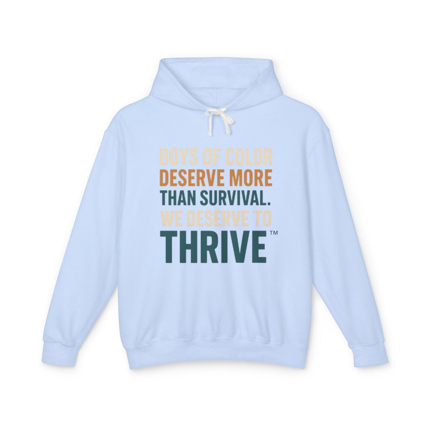 Broken Crayons We Deserve to Thrive™ Hoodie – Empower Boys of Color to Rise