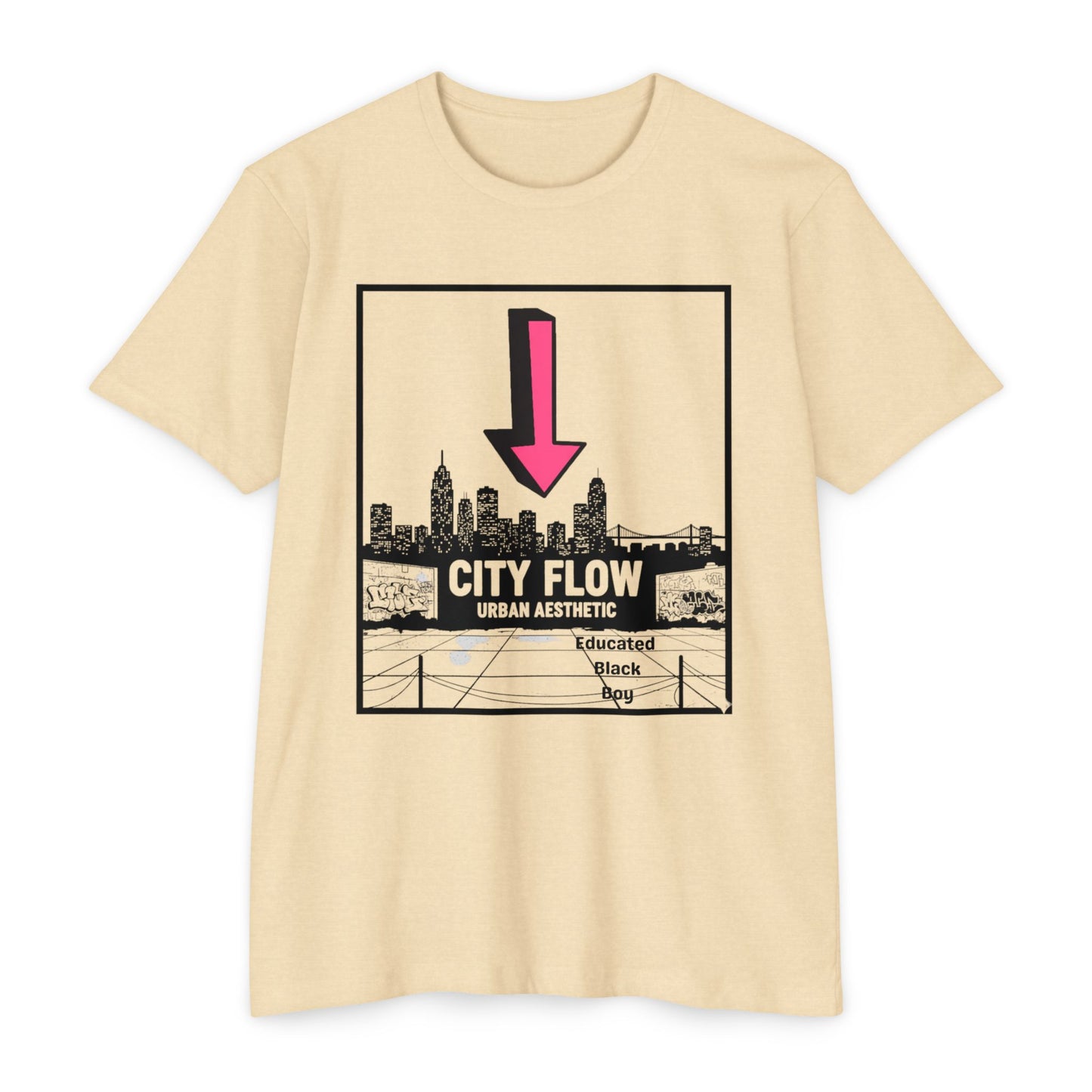 Unique Cityscape Tee | Urban Graphic T-Shirt for Men & Women | Broken Crayons Collection™