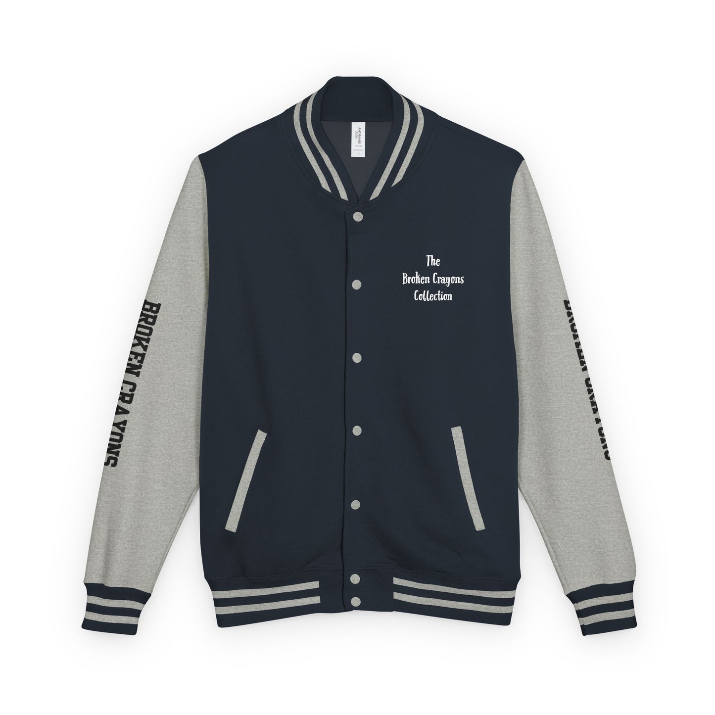 Vibrant Letterman Jacket for Creative Souls, Unisex Varsity Jacket, Trendy Outerwear, Graffiti Style Jacket, Statement Piece for [...]