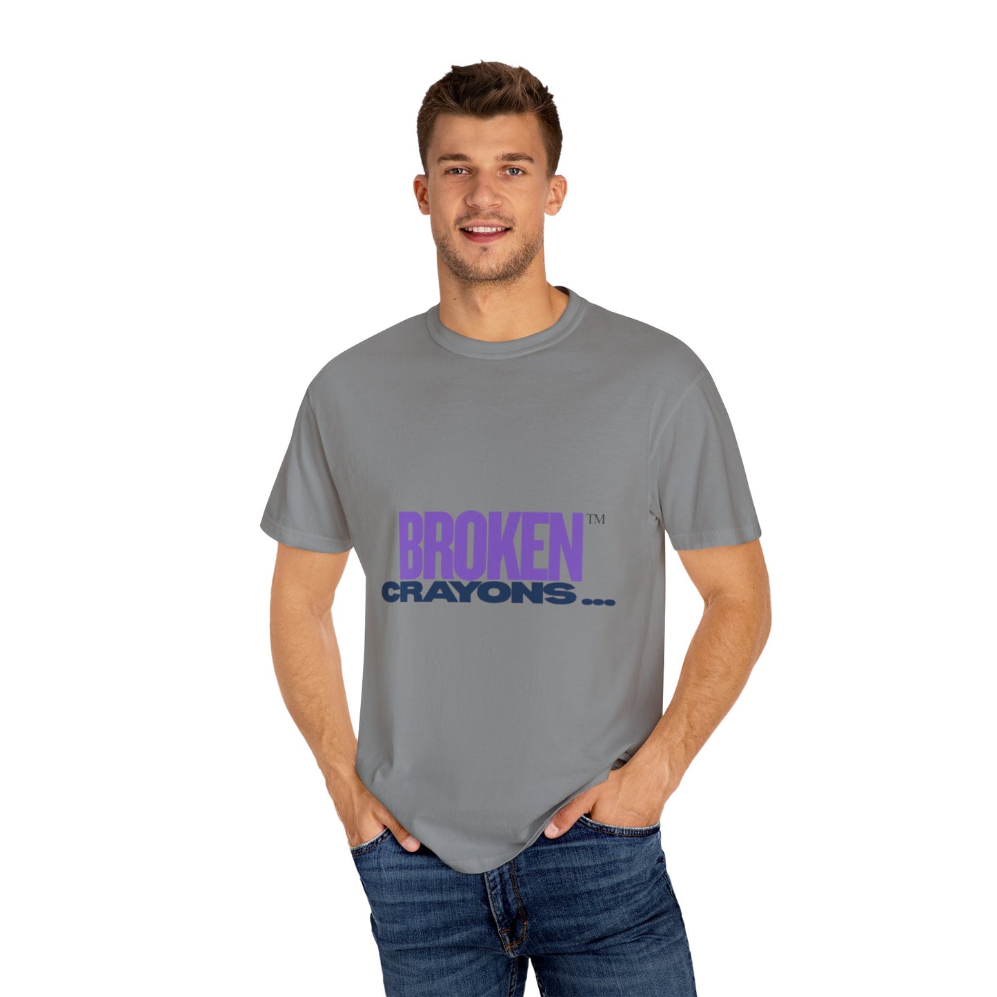 Inspirational Unisex T-Shirt - 'Broken Crayons' Motivational Tee, Casual Wear, Gift for Friend, Art Lover, Unique Statement Shirt