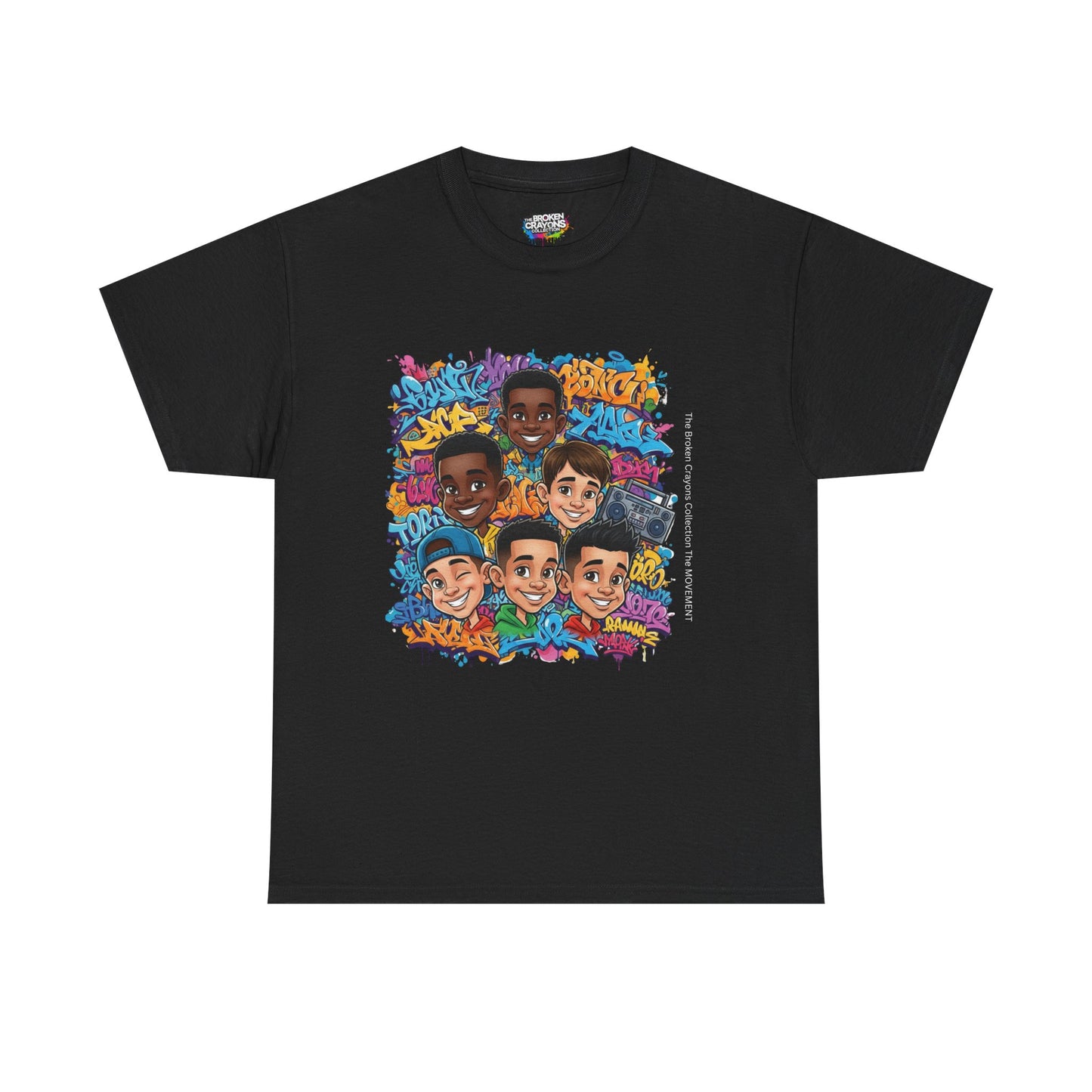 Broken Crayons Empowerment Tee, Unisex Graphic T-Shirt, Proud Boy of Color Shirt, Hip-Hop Inspired Apparel, Motivational Fashion, Streetwear
