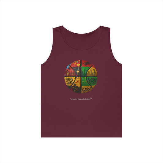 Urban Pan-African Basketball Tank Top - The Broken Crayons Collection