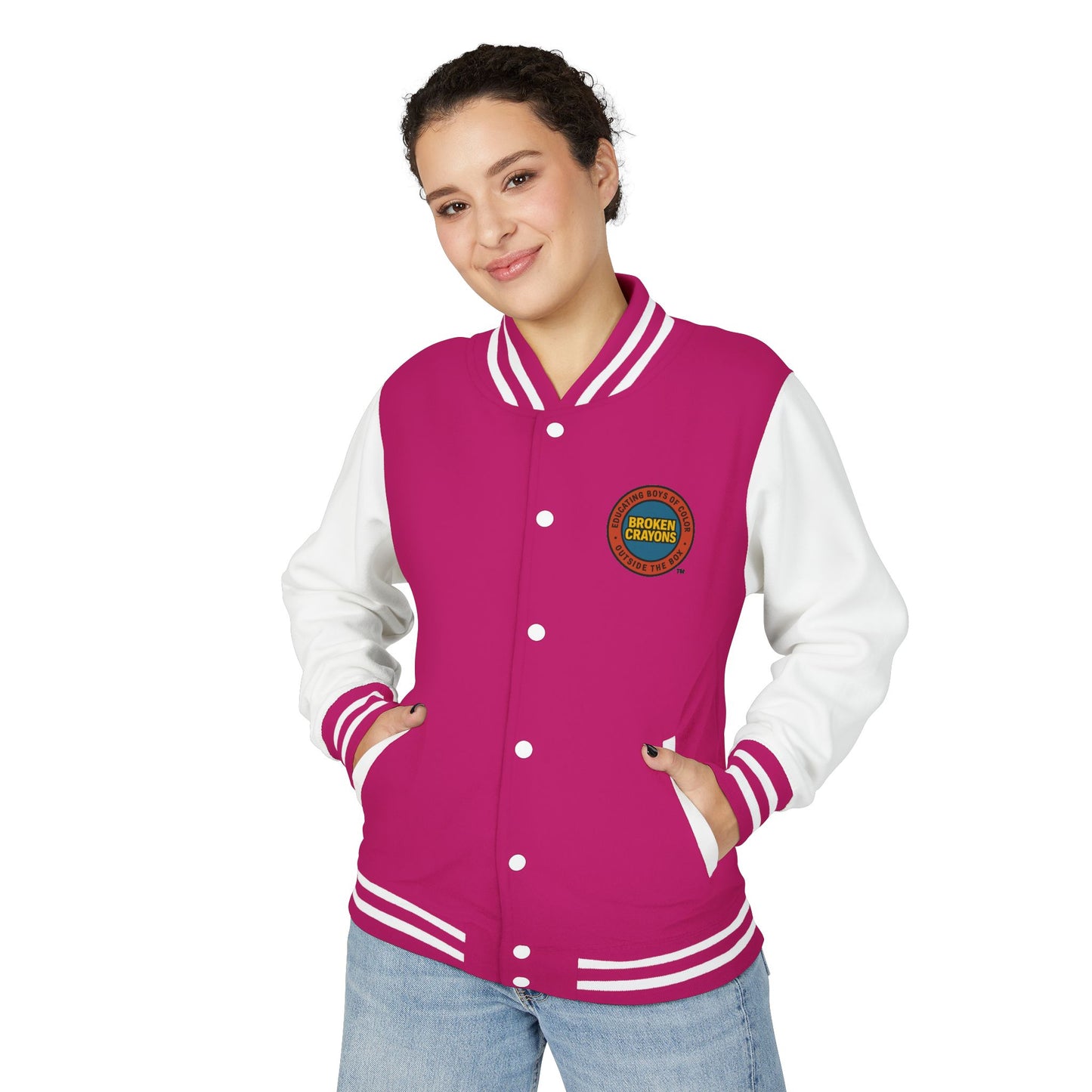 Unisex Inspirational Letterman Jacket, Resilience Hope Style, Motivational Apparel, Gifts for Friends, Casual Wear, College Spirit Wear