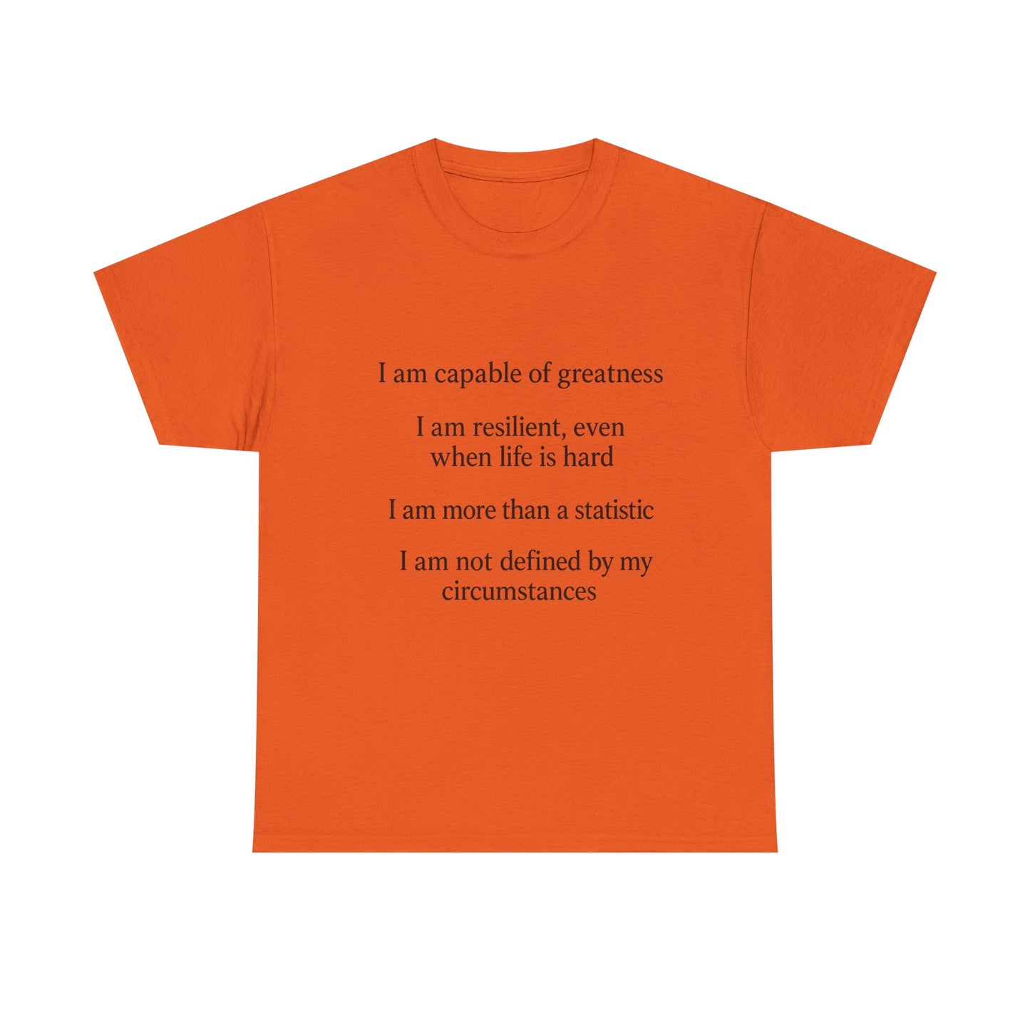 Inspirational Quote Tee for Personal Growth, Motivational T-Shirt, Unisex Affirmation Shirt, Gift for Students, Positive Vibes Apparel