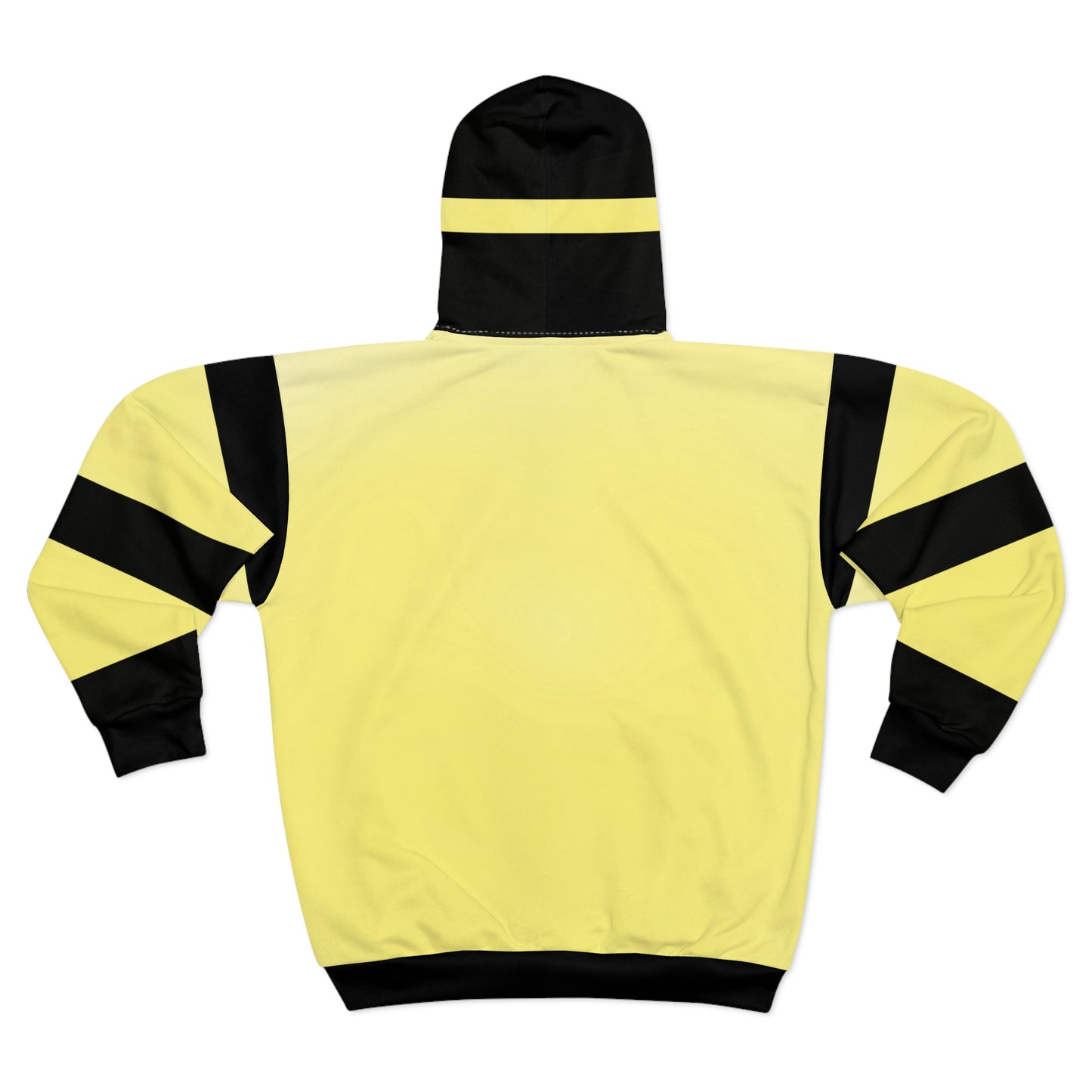 Broken Crayons Collection I AM Graffiti Zip Hoodie - Yellow Streetwear All-Over Print