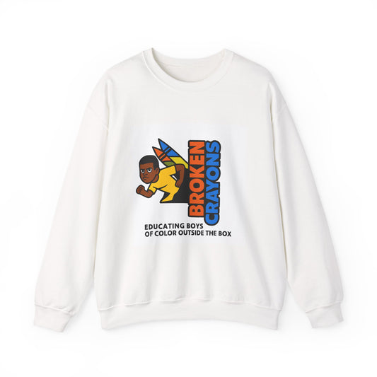 Broken Crayons Educating Sweatshirt, Unisex Crewneck, Inspirational Apparel, Gift for Teachers, Black History Month Clothing