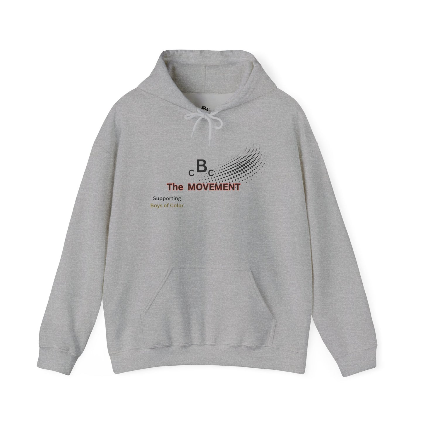 The Movement Pink Hoodie - Front & Back Design | Broken Crayons