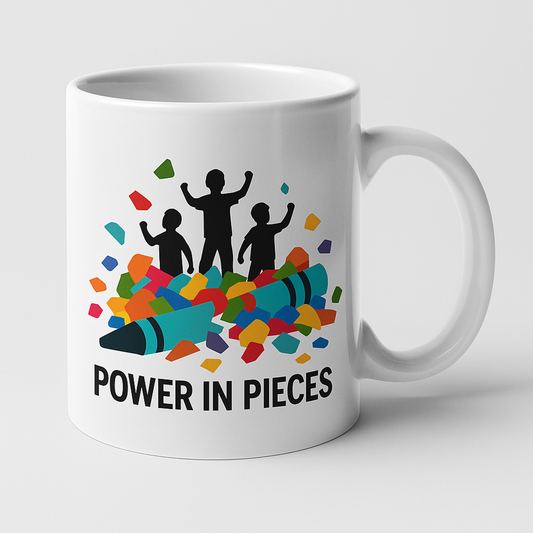Power in Pieces mug