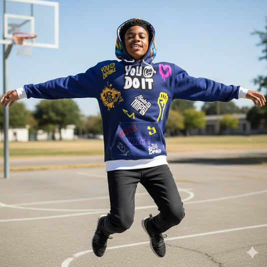 Broken Crayons Collection Colorful Motivational Unisex Pullover Hoodie, Trendy Streetwear, Artsy Outfit,