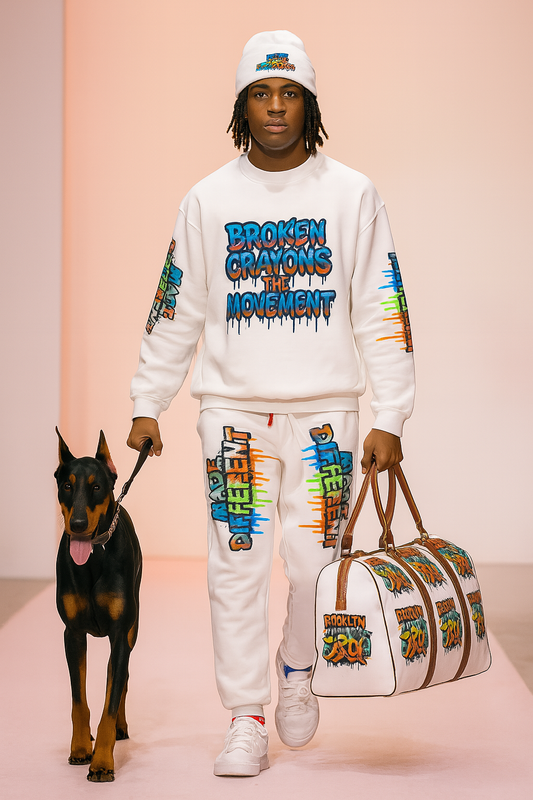 Colorful Graffiti Crewneck Sweatshirt - Unisex Heavy Blend, Streetwear Fashion, Trendy Apparel, Casual Layering, Gift for Art Lovers