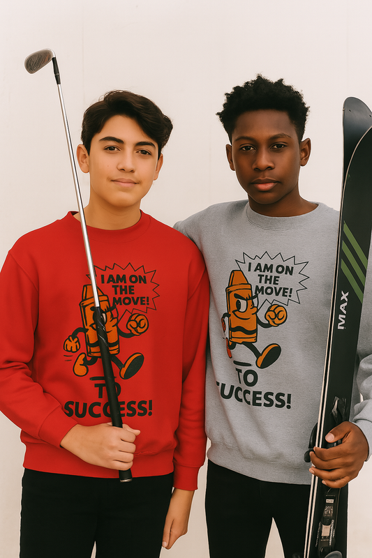 Broken Crayons™ Sweatshirt – I Am On The Move To Success Hoodie